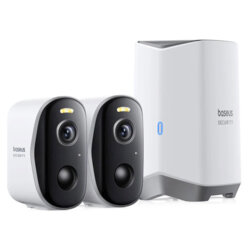Kit 2x camera supraveghere exterior Baseus, S0TY002131, alb