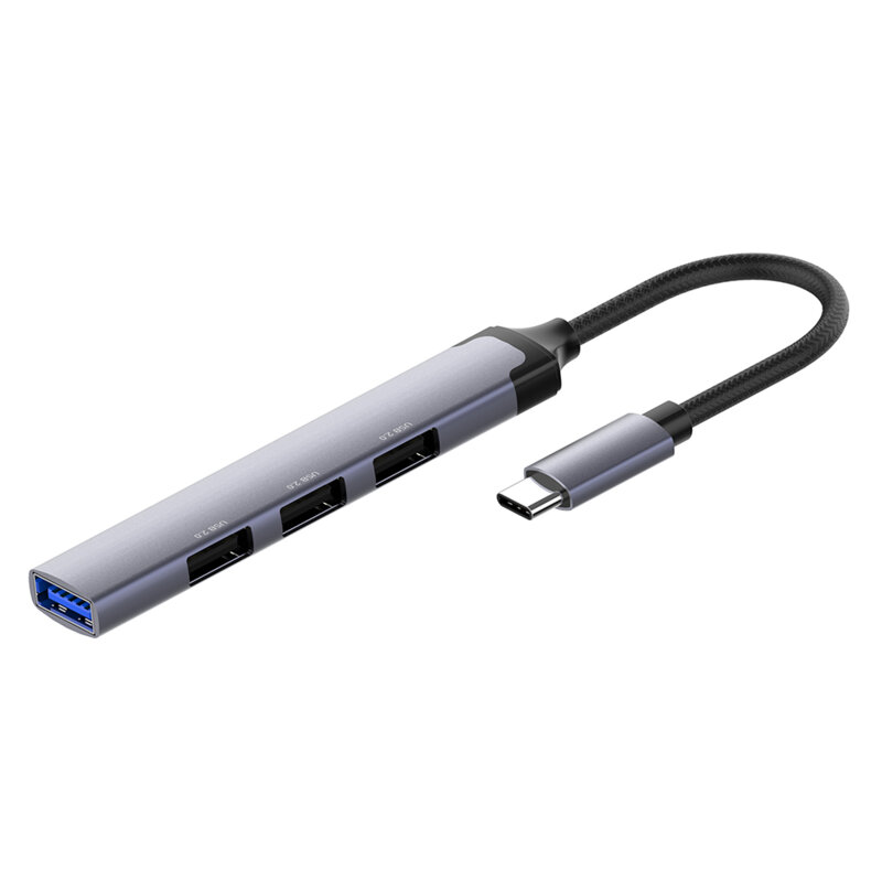 Docking Station 4x USB cu cablu Type-C ColoWay, 5Gps, argintiu