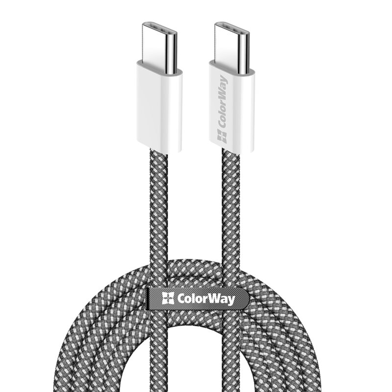 Cablu de incarcare MacBook Pro 60W Fast Charge ColorWay, 1m, negru
