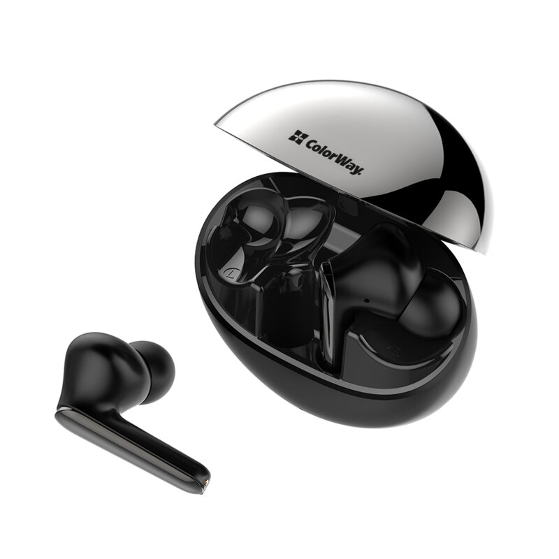 Casti wireless in-ear, touch control ColorWay TWS-3, 350mAh, negru