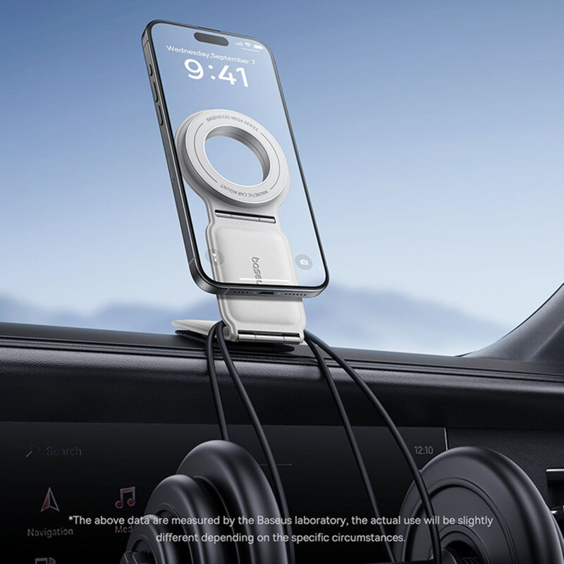 Suport auto telefon cu magnet 25N, 360° Baseus, C40169002113-00