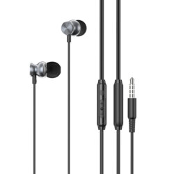 Casti audio in-ear cu fir Jack ColorWay UrbanBeat, negru
