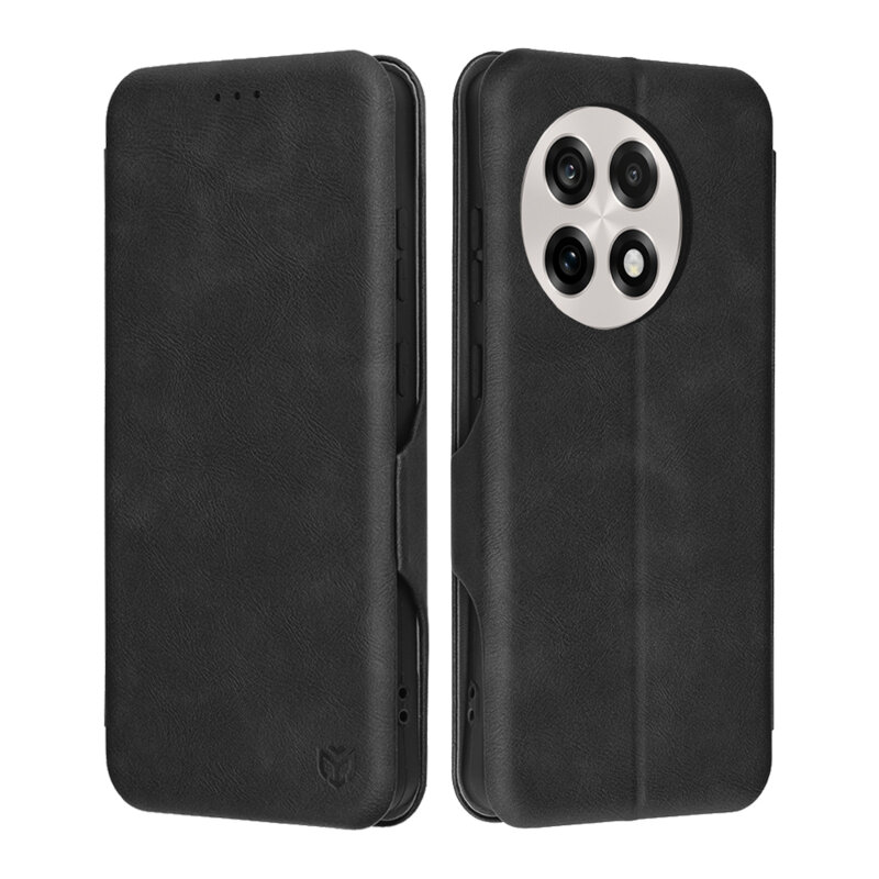Husa 360° OnePlus 13R Techsuit Safe Wallet Plus, negru