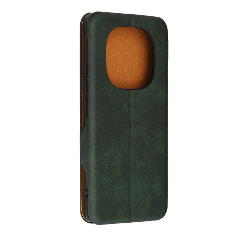 Husa 360° Xiaomi Redmi Note 14 Pro 4G Techsuit Safe Wallet Plus, verde