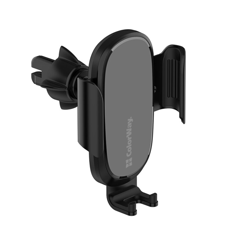 Suport auto telefon 15W ColorWay Gravity, pentru grila de ventilatie