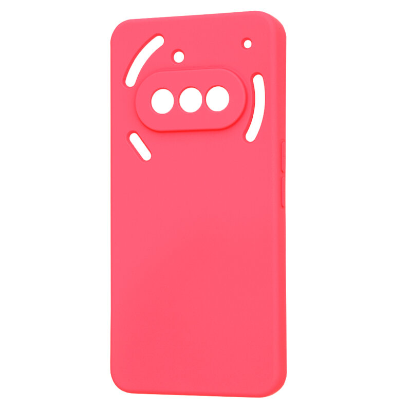 Husa silicon Nothing Phone (3a) Techsuit SoftFlex, fucsia