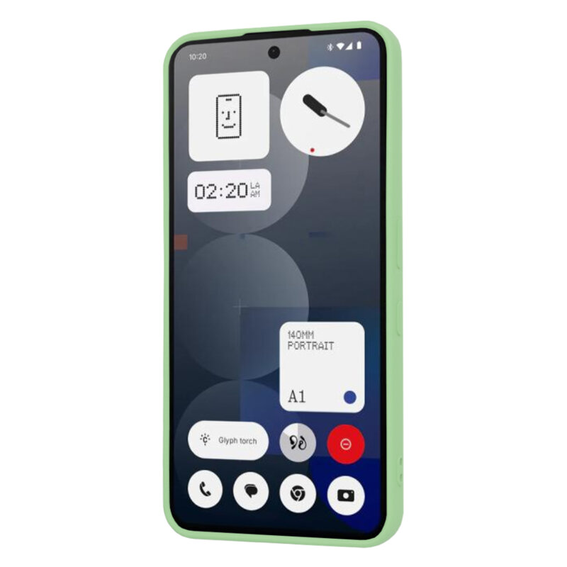 Husa silicon Nothing Phone (3a) Pro Techsuit SoftFlex, verde deschis