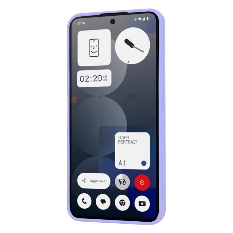 Husa silicon Nothing Phone (3a) Pro Techsuit SoftFlex, violet