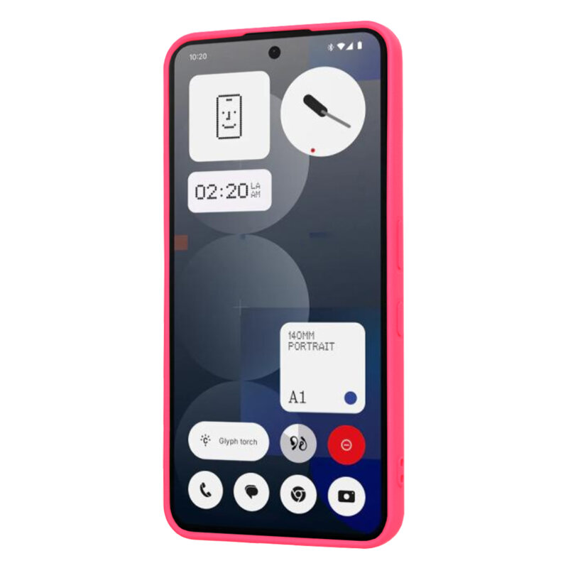 Husa silicon Nothing Phone (3a) Pro Techsuit SoftFlex, fucsia