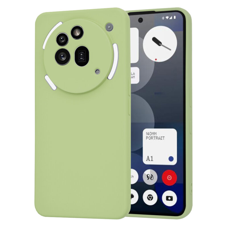 Husa silicon Nothing Phone (3a) Pro Techsuit SoftFlex, verde