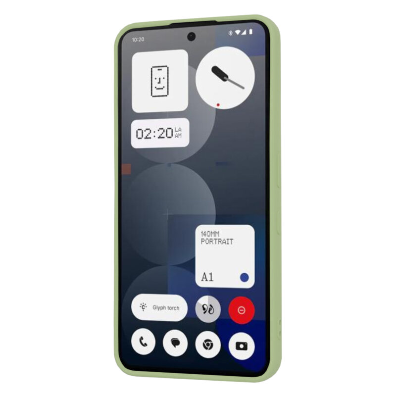 Husa silicon Nothing Phone (3a) Pro Techsuit SoftFlex, verde