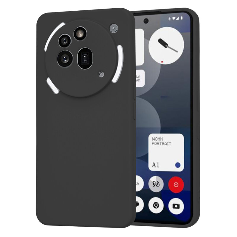 Husa silicon Nothing Phone (3a) Pro Techsuit SoftFlex, negru