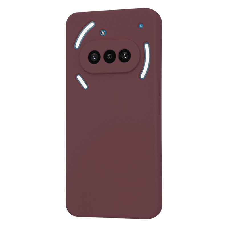 Husa silicon Nothing Phone (3a) Techsuit SoftFlex, bordo