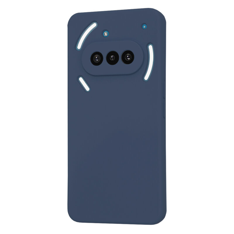 Husa silicon Nothing Phone (3a) Techsuit SoftFlex, bleumarin