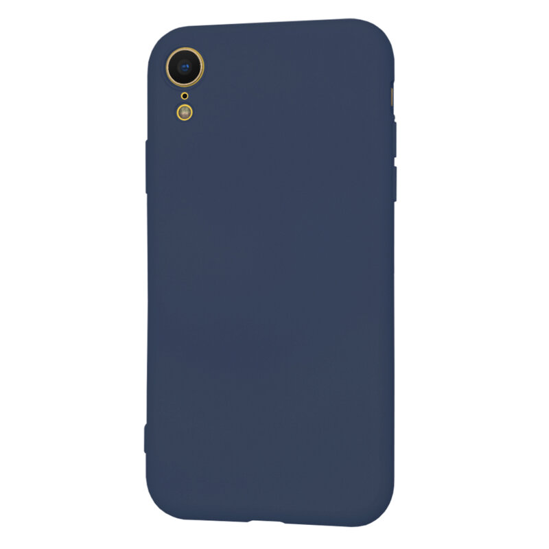 Husa silicon iPhone XR Techsuit SoftFlex, bleumarin