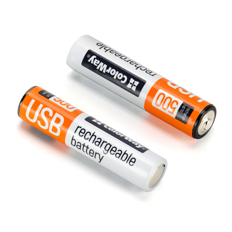 [Pachet 2x] Baterii reincarcabile Type-C AAA 590mAh ColorWay, Li-Polymer