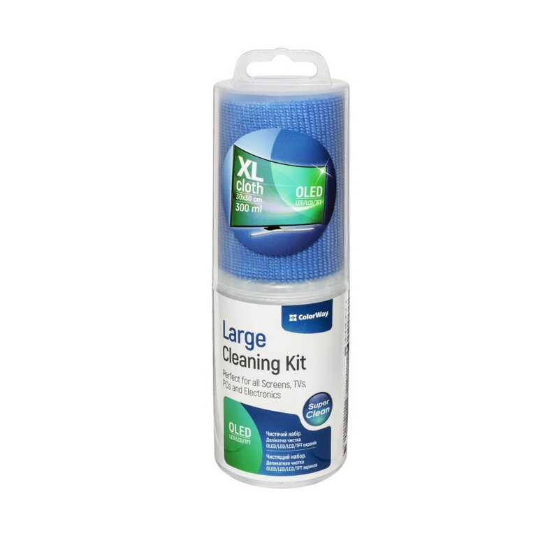 Kit de curatare OLED, laveta microfibra + spray ColorWay, CW-5230