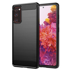 Husa Samsung Galaxy S20 FE Techsuit Carbon Silicone, negru