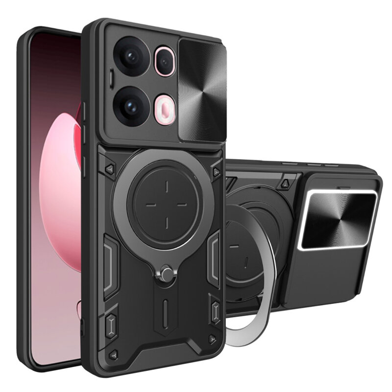 Husa Oppo Reno13 Pro Techsuit CamGuard Pro, negru