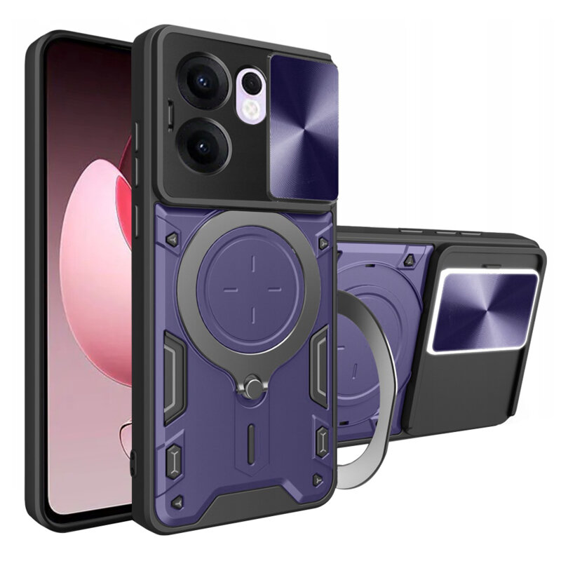Husa Oppo Reno13 F 4G Techsuit CamGuard Pro, mov