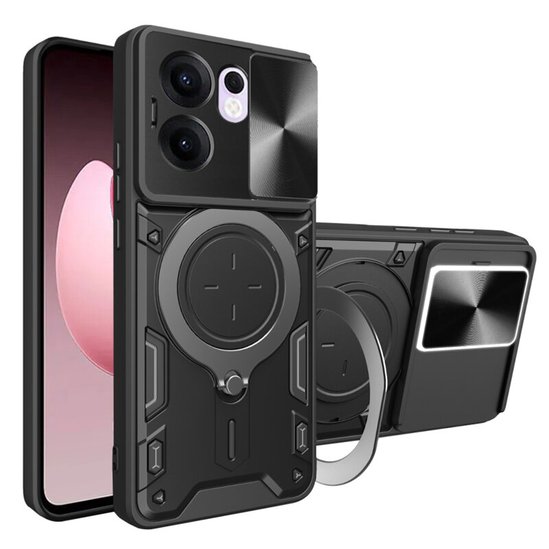 Husa Oppo Reno13 F 4G Techsuit CamGuard Pro, negru