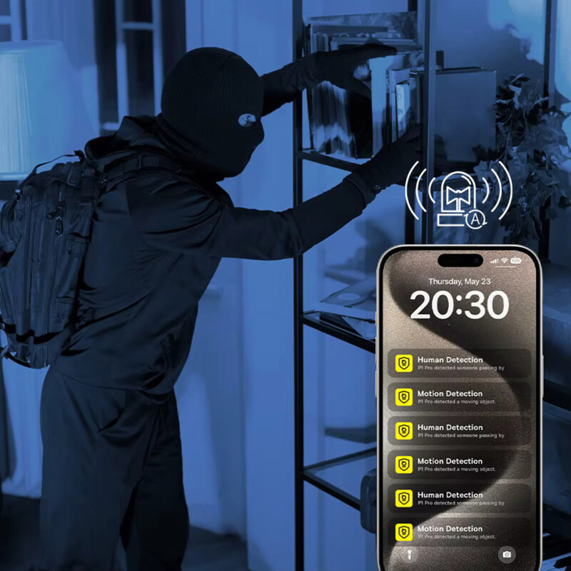 Camera supraveghere 360° interior Baseus, S0TV022132, alb