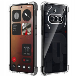Husa Nothing Phone (3a) Techsuit Shockproof Clear Silicone, transparenta