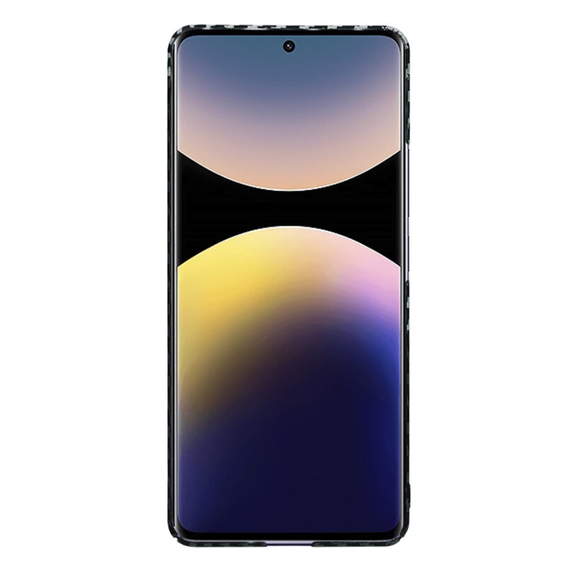 Husa Xiaomi Redmi Note 14 Pro+ 5G Techsuit Carbonite FiberShell, gri
