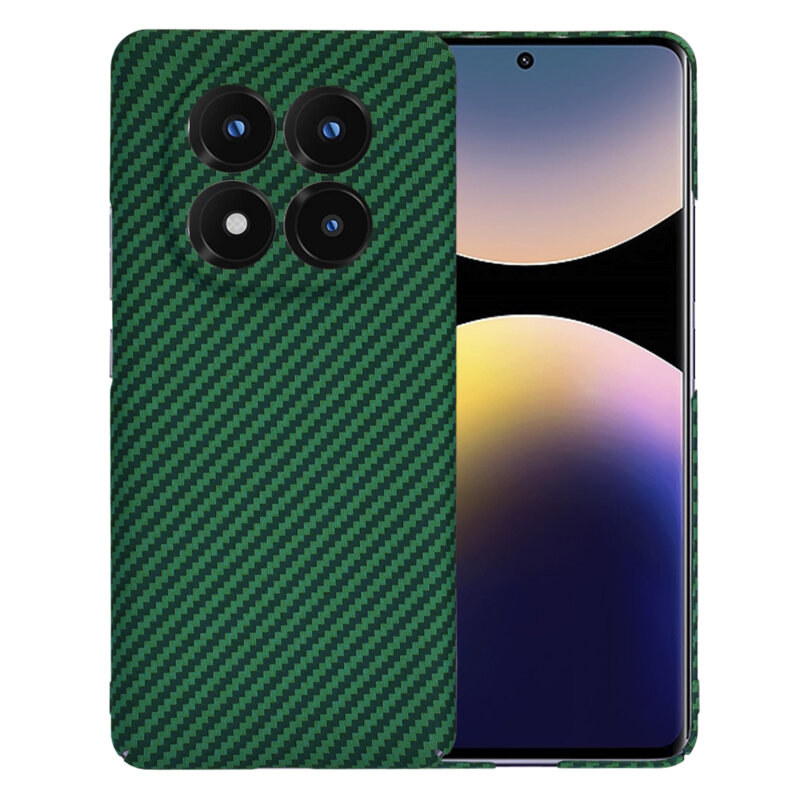 Husa Xiaomi Redmi Note 14 Pro+ 5G Techsuit Carbonite FiberShell, verde