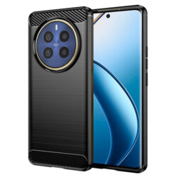 Husa Realme 12 Pro Techsuit Carbon Silicone, negru