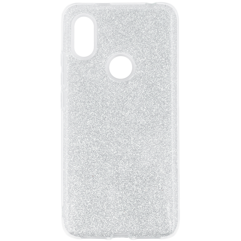 Husa Xiaomi Redmi S2 Color TPU Sclipici - Argintiu