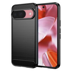 Husa Google Pixel 9 Techsuit Carbon Silicone, negru
