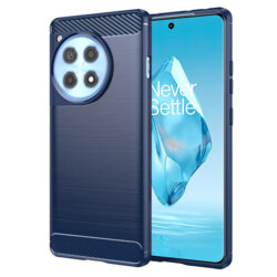 Husa OnePlus 12R Techsuit Carbon Silicone, albastru