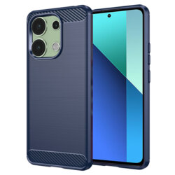 Husa Xiaomi Redmi Note 13 4G Techsuit Carbon Silicone, albastru