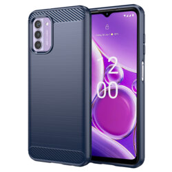 Husa Nokia G42 Techsuit Carbon Silicone, albastru