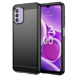 Husa Nokia G42 Techsuit Carbon Silicone, negru