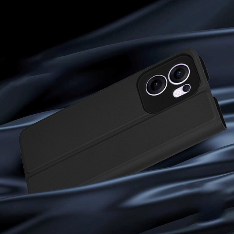 Husa Oppo Reno13 F 4G Techsuit Magskin Book, negru