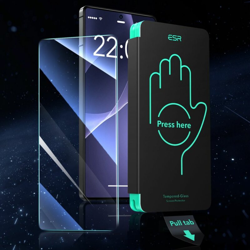 [Pachet 2x] Folie sticla Samsung Galaxy S25 Ultra ESR Tempered Glass, transparenta