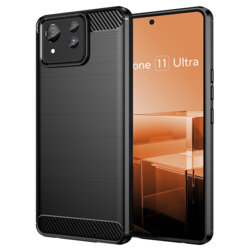 Husa Asus Zenfone 11 Ultra Techsuit Carbon Silicone, negru