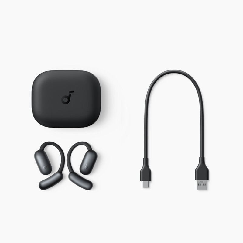 Casti wireless Bluetooth pentru sport Anker AeroFit 2, negru