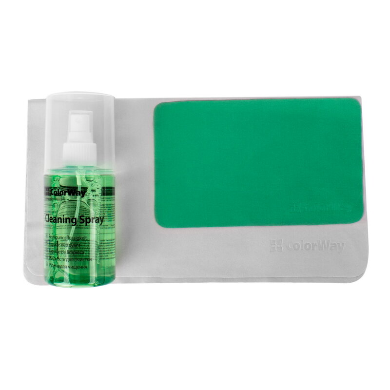 Kit de curatare LCD, laveta microfibra + spray ColorWay, CW-5200