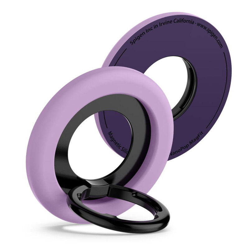 Suport inel telefon MagSafe, iRing Spigen Nano Pop, mov