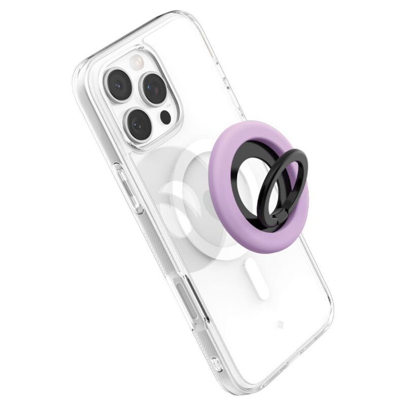Suport inel telefon MagSafe, iRing Spigen Nano Pop, mov