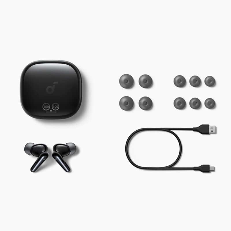 Casti wireless Bluetooth in-ear Anker Liberty 4 Pro NC, negru