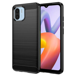 Husa Xiaomi Redmi A2 Techsuit Carbon Silicone, negru