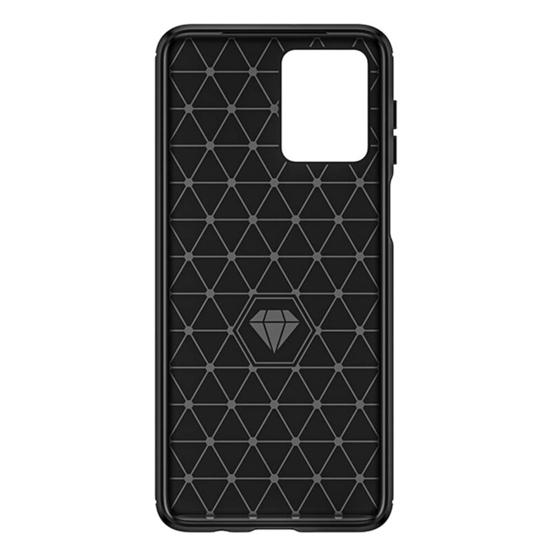 Husa Motorola Moto G64 Techsuit Carbon Silicone, negru