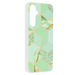 Husa Samsung Galaxy S24 FE Techsuit Marble, Green Hex