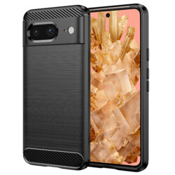 Husa Google Pixel 8 Techsuit Carbon Silicone, negru