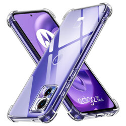 Husa Motorola Edge 30 Neo Techsuit Shockproof Clear Silicone, transparenta