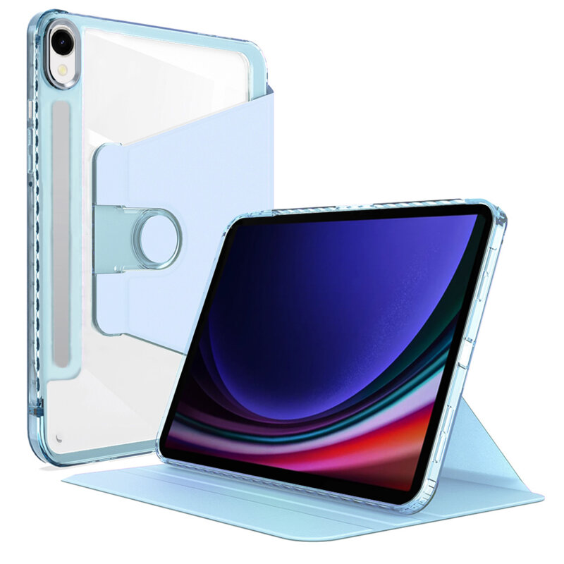 Husa Samsung Galaxy Tab S9 Techsuit Crystal Vision, bleu